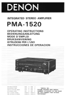 Denon PMA-1520-Owners-Manual 